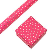 RUSPEPA Gift Wrapping Paper Roll-Gold Foil Small Irregular Dots Hot Pink Background Design for Wedding, Birthday, Shower, Congrats, and Holiday Gifts - 30 Inch X 16 Feet