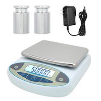 Digital Weighing Scale,5000G, 0.01G Smart High Precision Lab Weighing Electronic Balance Laboratory Jewelry Kitchen Technology Scale Multiple Users 100-240V(US:110V)
