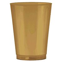 Big Party Pack Plastic Cups | 10 oz. | Gold | Pack of 72 | Party Supply