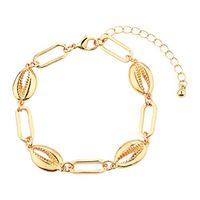 Peigen Women Charming Bracelets Simple Ethnic Style Resin Bracelet Retro Female Creative Bracelet Gift for Women Girls