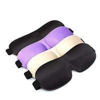 Innospo Lightweight Breathable Comfortable Soft Eye Mask with Adjustable Elastic Strap, Naturally Soothing to The Skin Good for Sleeping Deeply Anywhere, Anytime