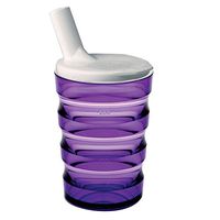 Maddak Sure Grip Cup with Lid, Purple (745910001)