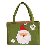 Swyss Christmas Candy Handbag,Portable Cute Xmas Gift Bags Santa Claus/Snowman/Reindeer Handbag Christmas Ornaments Home Party Decor (Santa Claus)