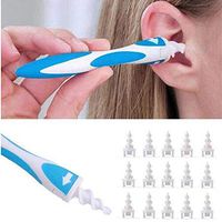 Smart Ear Wax Cleaner Earwax Removal Swab Cleaning Ear Care Kit Luminescent Pure Copper Casing Ear-Pick Clean Tool