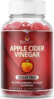 First Sugar-Free Apple Cider Vinegar Gummies with Unfiltered Mother Enzyme and Healthy Erythritol Sweetener- Helps with Detox, Cleanse & Bloating Relief for Women, Men, and Kids - 60 Count