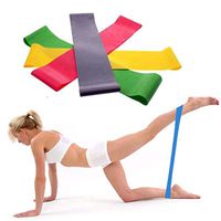 Amiley 500MM50MM0.9MM Resistance Bands Exercise Loops Workout Bands for Home Fitness, Stretching, Physical Therapy and More (random)
