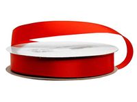 Offray Single Face Satin Ribbon 5/8 in. x 20 yd. Red (20 yards)