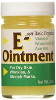Basic Organics Natural Vitamin E Ointment For Skin, 2 Ounce, Pack of 3