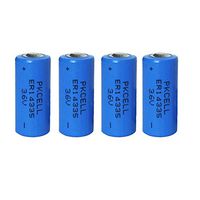 ER14335 2/3AA 3.6V 1650mAh Primary Lithium Battery Non-Rechargeable Battery 4-Pack