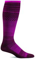 Sockwell Women's Micro Grade Moderate Graduated Compression Sock, Port - Medium/Large