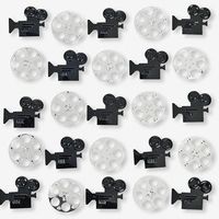 Fun Express - Camera and Film Reel Confetti (2oz) for Party - Party Decor - General Decor - Confetti - Party - 1 Piece