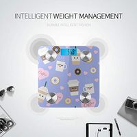 Cute Boba Green Tea Drink Bathroom Body Scale Personal Weight Scale Scales for Body Weight Tracks 8 Key Compositions Analyzer Sync with Fitness Apps 400 Lbs