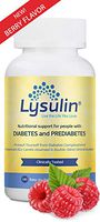 Lysulin Easily Chewable Blood Sugar and Diabetes Support Supplement for Improved Glucose Control - Powerful and Natural Diabetic Formula with Essential Nutrients to Break Down A1c Levels (180 Ct)