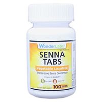 Vegetable Laxative Senna-Tabs - 100 Tablets #2271