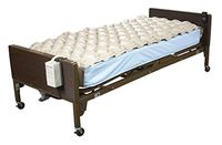 AnHua® Alternating Pressure Mattress Fits Standard Hospital Beds Inflatable Bed Pad for Pressure Ulcer and Pressure Sore Treatment (Beige)