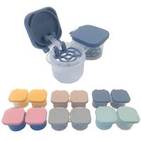 6-Pack Travel Contact Lens Case Automatic take-up Box Lens Case Double Auto Up Box Flip-Top Tight Lid Case
