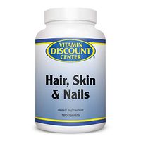 Vitamin Discount Center Hair Skin and Nails, 180 Tablets