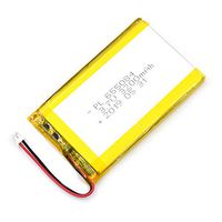 AKZYTUE 3.7V 3200mAh 655084 Lipo Battery Rechargeable Lithium Polymer ion Battery Pack with JST Connector
