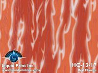 Hydrographics Film - Water Transfer Printing Film - LL-13-17 - Red Flames - 3.3 ft Film Roll