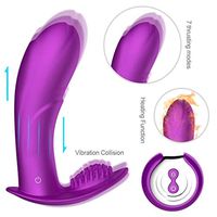 Invisible Quiet Vibranting G Stimulator Powerful & Waterproof Telescopic Dídlòs Women Clearance Toys Rolling Sexy toystory for Woman Rabbit Toy Remote Underwear Silent Panty