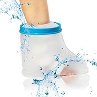 Cast Cover for Shower, Adult Water Proof Foot Cast Bag for Bath, Watertight Bandage Bag Protector for Adult Leg Ankle Wound Burns, Abrasions, Cuts, IV & PICC Lines
