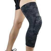 TOPCHANCES Strengthen Knee Pads Basketball Leg Knee Sleeve Elastic Compression for Runners & Jumpers Knee, Arthritis Pain, Basketball, Soccer, Lifting, Running, Sports, Men, Women (Graffiti XL)