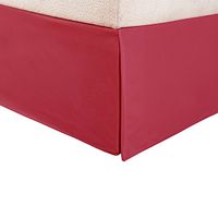 sweethome Microfiber 1500 Egyptian Quality Pleated Bed Skirt 14" Drop/King/Burgundy