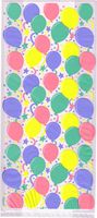 IGC Cello Cellophane Favor Treat Party Bags w/Twist-Ties - Balloons Design