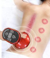 2 in 1 Electric Gua Sha Scrapping Massager and Cupping Therapy Tool, Handheld Physical Therapy Gua Sha Massage Device with Heat and Negative Pressure