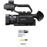Sony PXW-X70 XDCAM Hand-Held Camcorder, 1" Exmor R CMOS Sensor, 12x Optical Zoom, 48x Digital Zoom, USB/HDMI - Bundle with Sony 4K Upgrade License Key for PXW-X70 Camcorder