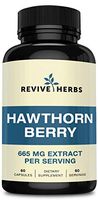 Hawthorn Berry 4:1 Extract - Naturally Support Cardiovascular Health - 665 MG Extract Per Serving, 60 Servings, 60 Capsules - by Revive Herbs