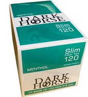 Dark Horse Menthol Slim Filter Tips 6 mm Lot of 10 Bags 120 Tips Each Bag