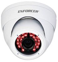 SECO-LARM EV-Y2201-A2WQ ENFORCER 4-in-1 HD TVI, CVI, AHD, Analog Fixed Rollerball Camera, White, 1/2.7" 2MP Aptina CMOS, Resolution (HD) 1920x1080, Viewing Angle 90°, 1200 TV Lines (Analog)