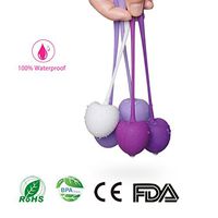 Qise Kegel Exercise Weights Ben Wa Balls Bladder Control＆Pelvic Floor Exercises Set Premium Medical Silicone Vaginal Kegel Ball with Training Kit Doctor Recommended for Women (Style1)