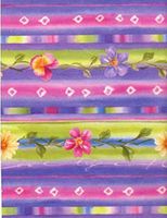 Hawaiian Floral Tissue Wrapping Paper- 20 Large Sheets