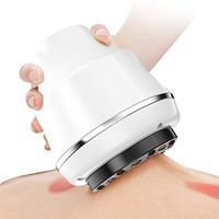 Electric Scraping Back Massager Body Slimming Meridian Dredging Device for Red Light Hot Compress Gua Sha Machine Magnetic Wave Massage Neck Shoulder Thigh Vacuum Suction