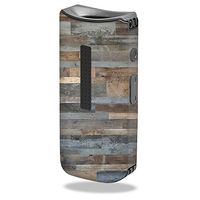 MightySkins Skin Compatible with Davinci IQ Vape - Gray Wood | Protective, Durable, and Unique Vinyl Decal wrap Cover | Easy to Apply, Remove, and Change Styles | Made in The USA
