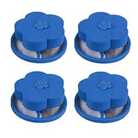 Wffo 1/2/4/6/8PCS Flower-Shaped Washing Machine Hair Remover♚♚ Floating Filter Bag ♚♚ Decontamination Hair Removal Laundry Ball (4 PCS)