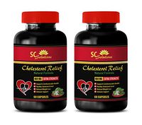 antioxidant and Immunity - Cholesterol Relief - All Natural Formula - Cholesterol Diet - 2 Bottles (120 Capsules)