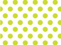 10ct Citrus Lime Green Polka DOTS White Tissue Paper for Gift Wrapping 20"x30" Sheets nfLG -1040