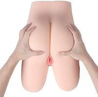 SwetDada 9.39lb Thick Ass Do-ll Realistic-Pussyfoot Pocket Men 3D Female Torso Life 2 in 1 Male Love Trainer Toy Full+Size Love-Doles with Metal Skeleton Size TPE Silicone Cup