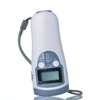 Dynamo Crank LED Flashlight AM/FM Radio w/ LCD Display & Siren