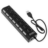 USB Hub,7-Port USB Hub with High Speed USB 2.0 Charger Adapter Game Console Accessories Controller USB Charger Splitter Expansion