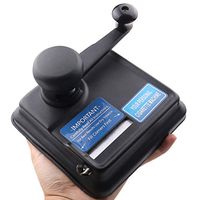 Ever Night Ferrous Metal Manual Cigarette Maker Metal Hand-cranked Small Cigarette Tamping Machine semi-Automatic Cigarette Filler