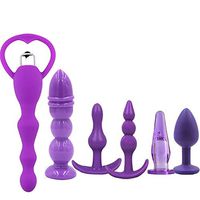 BATEER Adult Six-Toys 6PCS Silicone Amal Toys Training Beads Set for Women Beginners