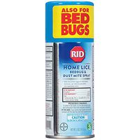 Rid Home Lice, Bedbug And Dust Mite Spray - 5 Ounces (Value Pack of 12)
