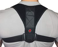 Fitru Fully Adjustable Support Back Brace Posture Corrector | for Lower and Upper Back Pain | Improves Posture and Provides Support | Men and Women