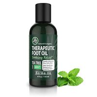 Antifungal Antibacterial Therapeutic Foot & Body Oil - Control Fungus, Athletes Foot and Energize Tired Soles - Soothing Tea Tree, Menthol and Mint – Powerful Antibacterial Essential Oils 4OZ