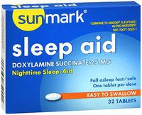 Sunmark Sleep Aid 25 mg Tablets - 32 ct