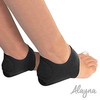 Alayna Plantar Faciitis Arch Support Sleeves – Heel Protectors Relieve Heel Pain and Discomfort – Heel Guard Heel Cushions Cups for Heel Spur, Cracked Heels and Flat Arches (Large)